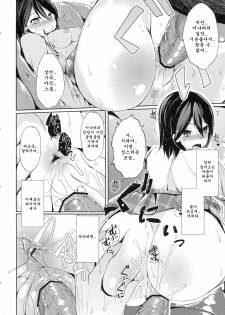 (C81) [Dream Halls! (Tsuzuri)] Tandeki Suru Kare to Kanojo (Kokoro Connect) [Korean] [Team Arcana] - page 14