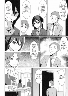 (C81) [Dream Halls! (Tsuzuri)] Tandeki Suru Kare to Kanojo (Kokoro Connect) [Korean] [Team Arcana] - page 6