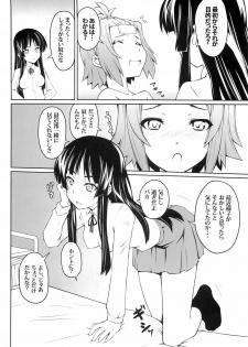 (C76) [Zi (Mutsuki Ginji)] Onnanoko Doushi toka Suki dakara! 1 (K-ON!) - page 8