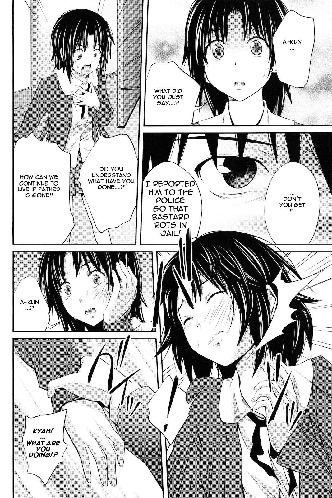 [Tsubaki Jushirou] Katei Houkai Inshi (Kinshin Soukan tte Ikenai Koto Dakara Shitaku Narundesho?) [English] [woootskie] page 20 full