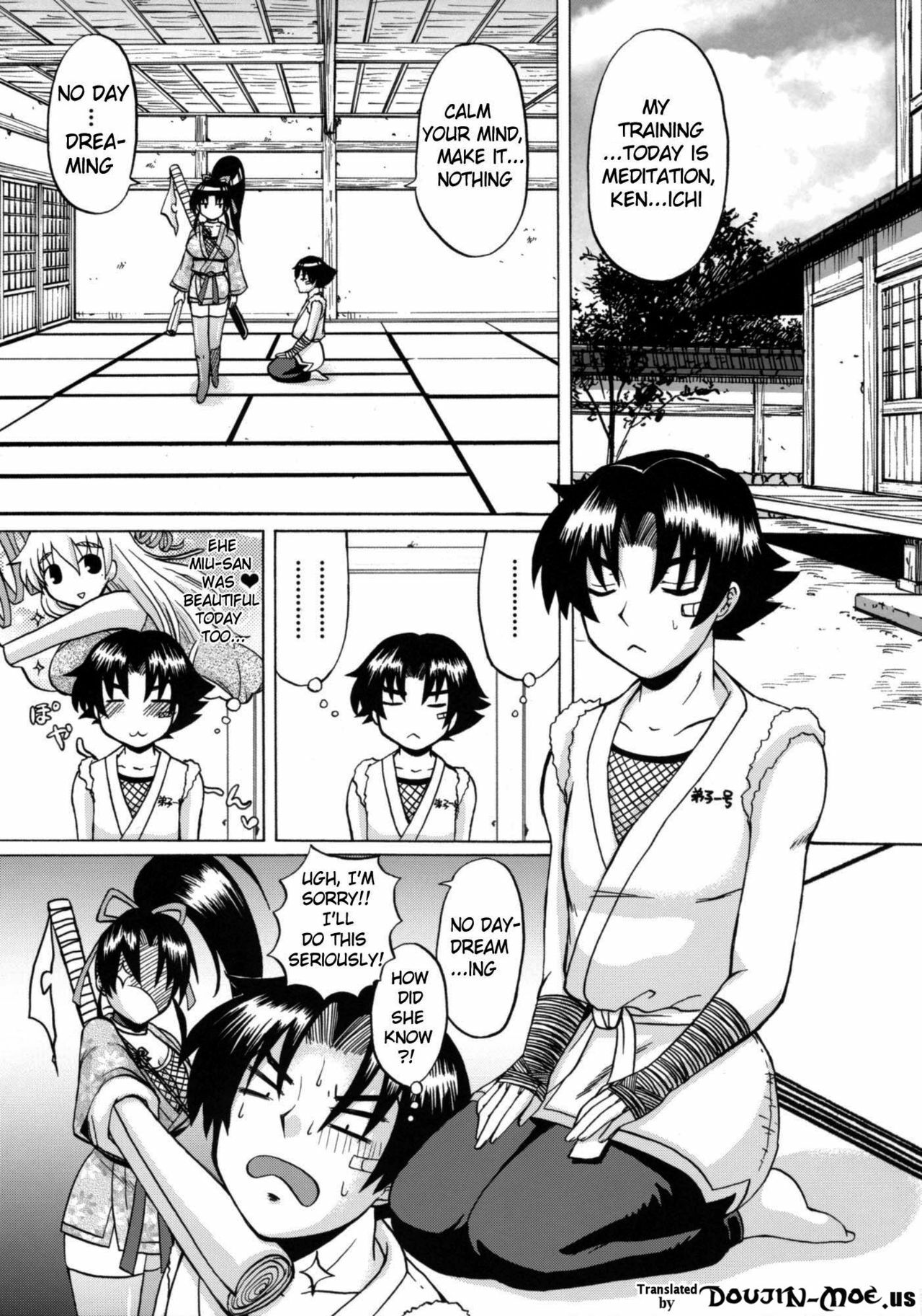 (SC32) [HONEY BUMP (Nakatsugawa Minoru)] Shijou Saikyou no Deshi no Shishou Shigure 4 (Shijou Saikyou no Deshi Kenichi) [English] {doujin-moe.us} page 2 full