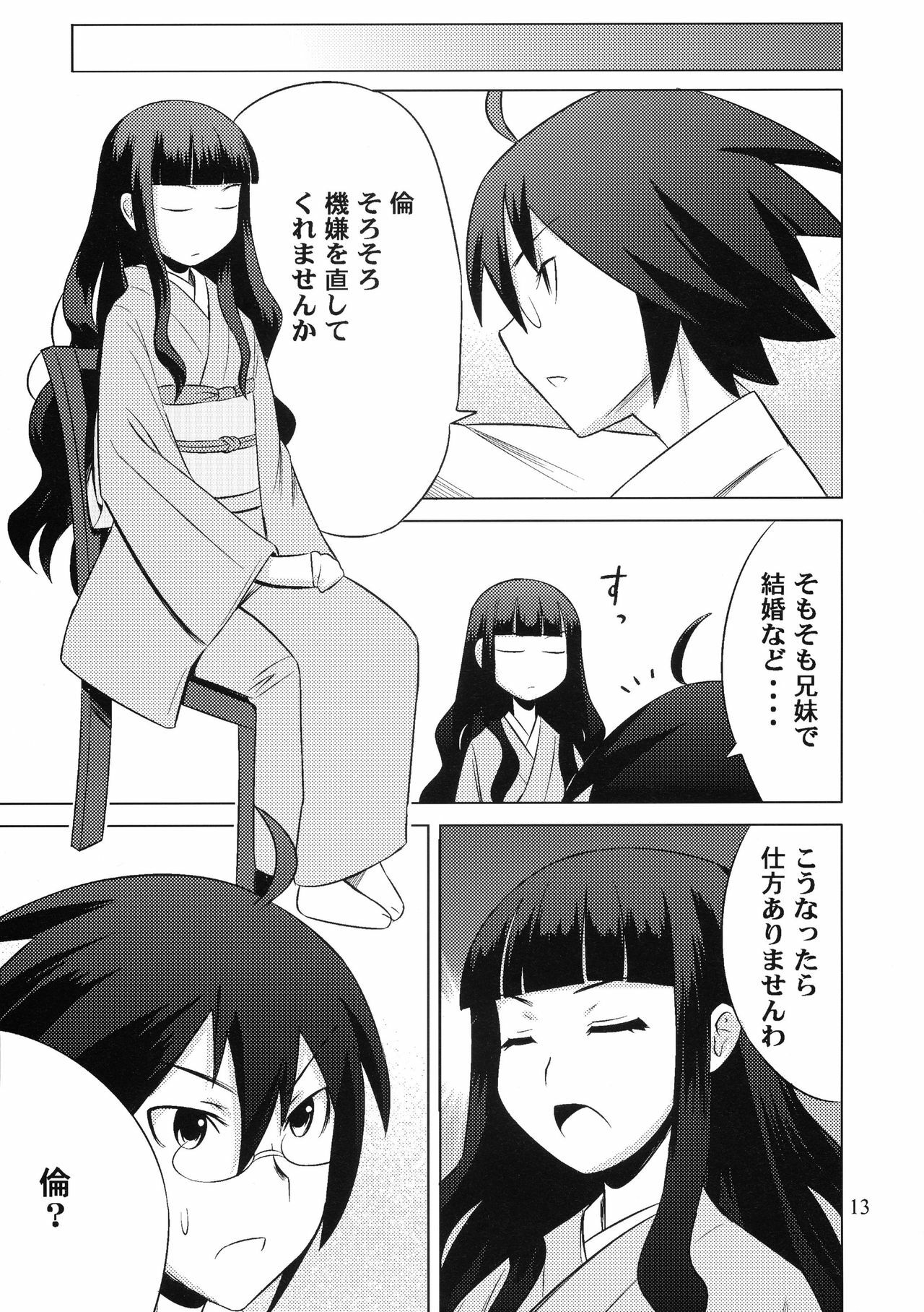 (C75) [SUGARLESS (Sugar)] Zoku Oshiete Zetsurin Sensei (Sayonara Zetsubou Sensei) page 13 full