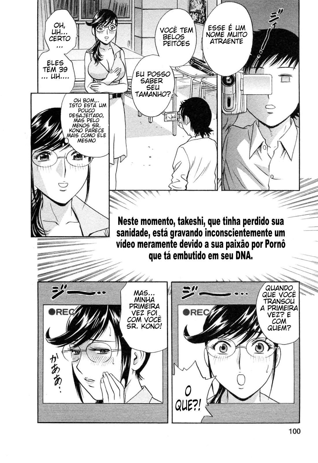 [Hidemaru] Mo-Retsu! Boin Sensei 5 [Portuguese-BR] [Soumaishentai] page 98 full
