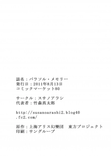 [Susa no Arashi] Parasol Memory (Touhou Project) (Spanish) (Kurotao) - page 30