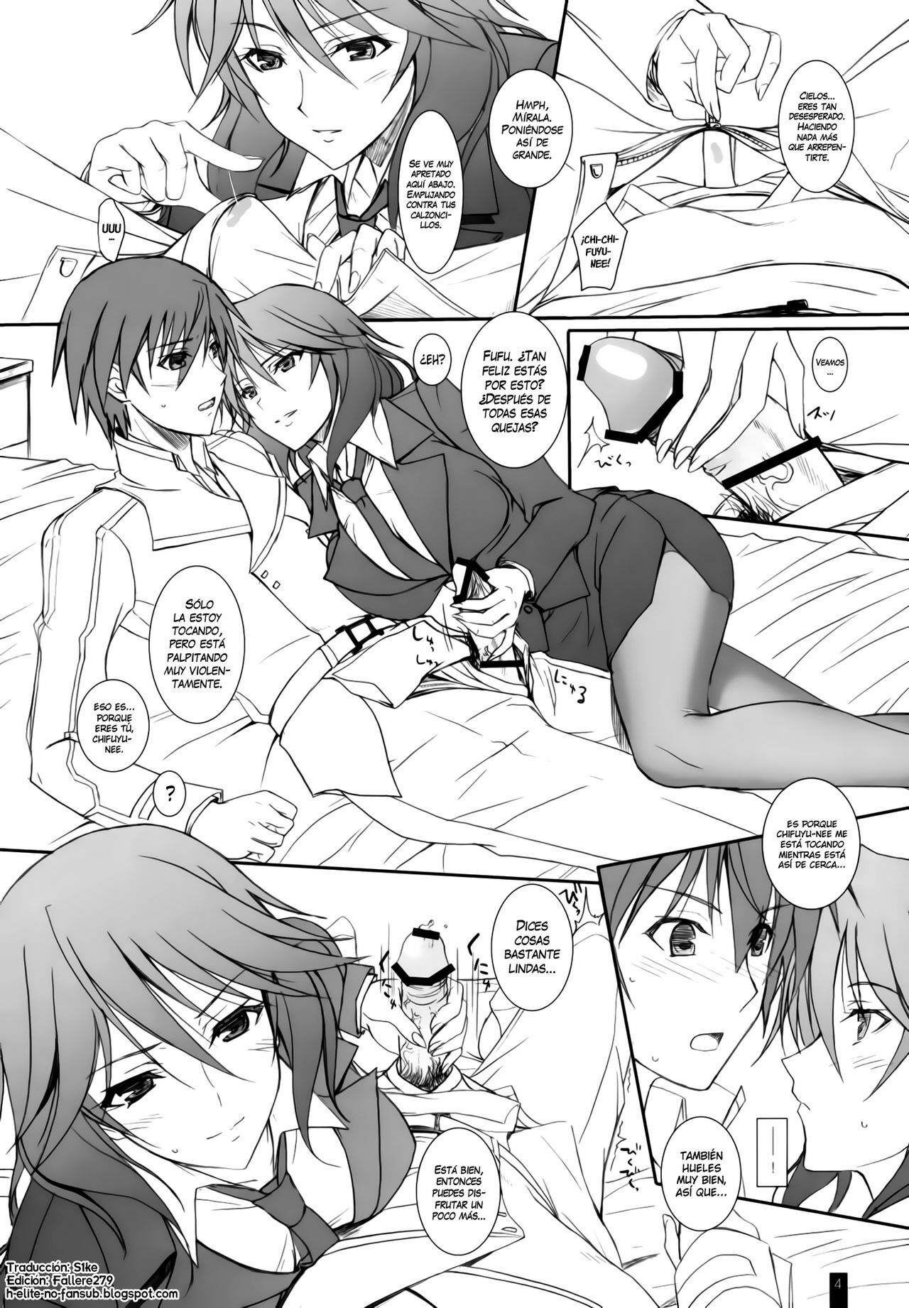 (C80) [Kemokomoya (Komori Kei)] Ano Chifuyu-nee no Hazukashigaru Kao ga Mitai! | Es que Quiero ver Muy a Menudo la Cara Sonrojada de Chifuyu-Nee! (Infinite Stratos) [Spanish] {H-Elite no Fans page 3 full