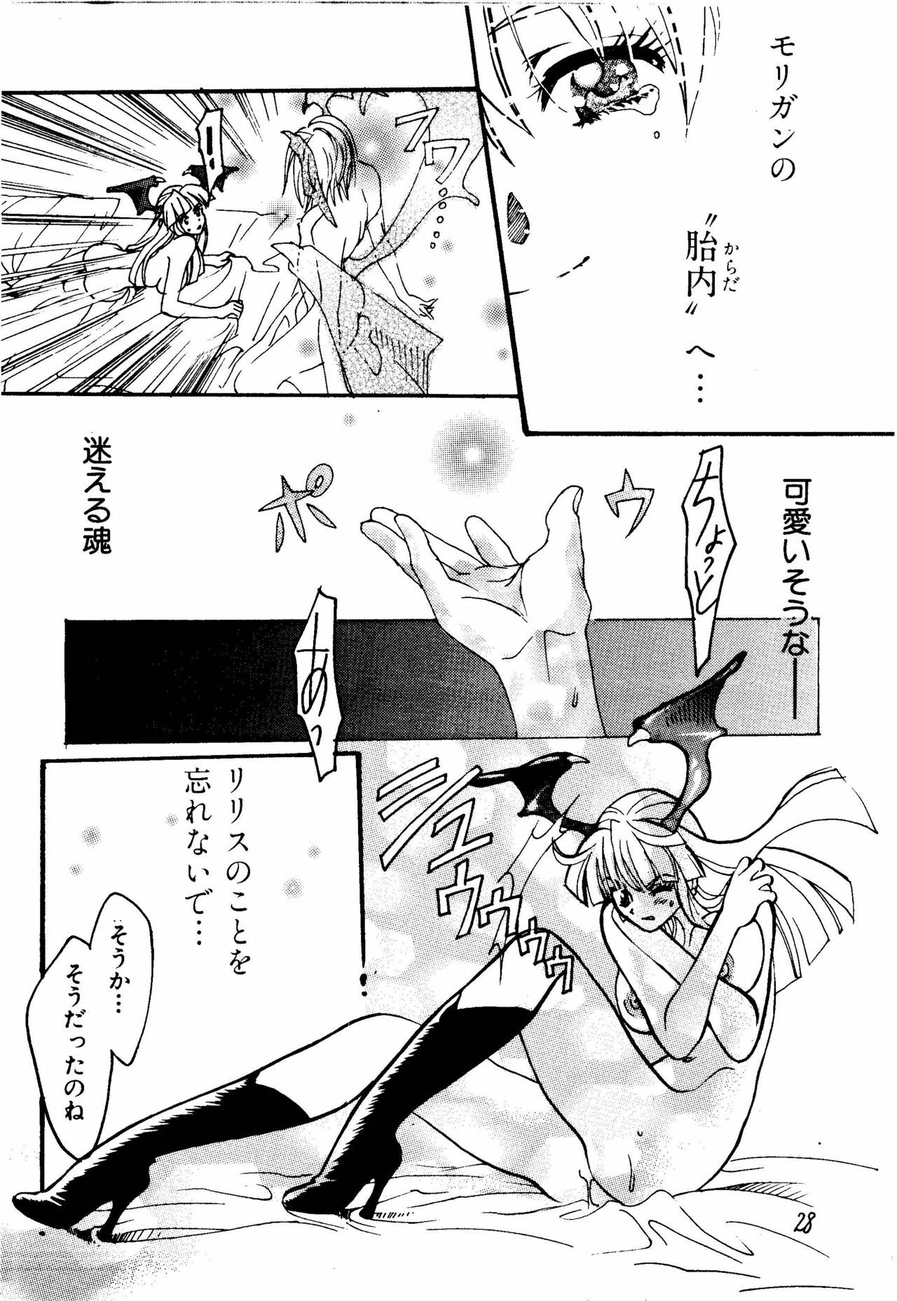 [Apostrophe S (Kudara Naizou, Hiryuu Takahiro, Otou Serina)] FIRE AND ICE (Darkstalkers) page 28 full