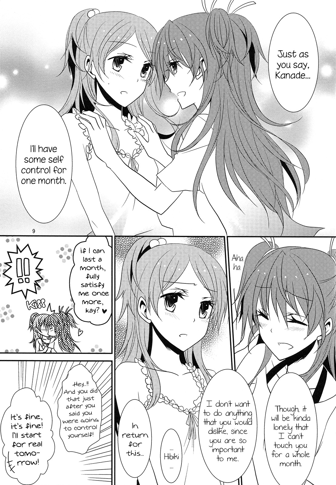 (C80) [434NotFound (isya)] 2 Become 1 (Suite PreCure) [English] [Yuri-ism] page 10 full