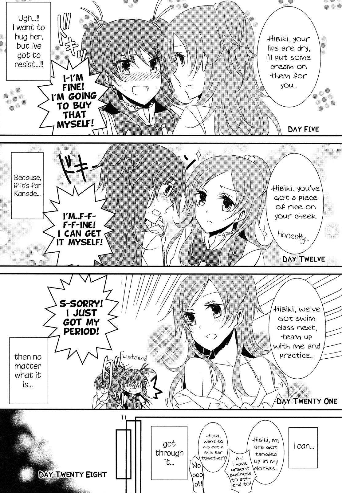 (C80) [434NotFound (isya)] 2 Become 1 (Suite PreCure) [English] [Yuri-ism] page 12 full