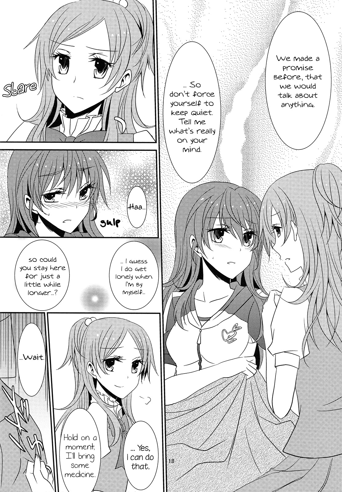 (C80) [434NotFound (isya)] 2 Become 1 (Suite PreCure) [English] [Yuri-ism] page 19 full