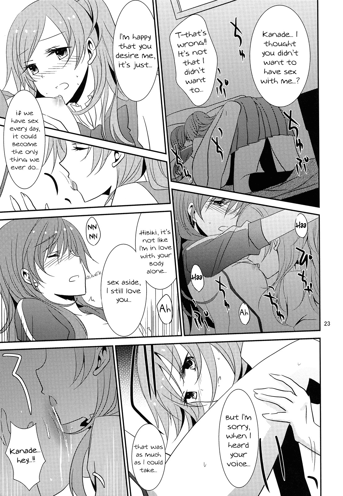 (C80) [434NotFound (isya)] 2 Become 1 (Suite PreCure) [English] [Yuri-ism] page 24 full