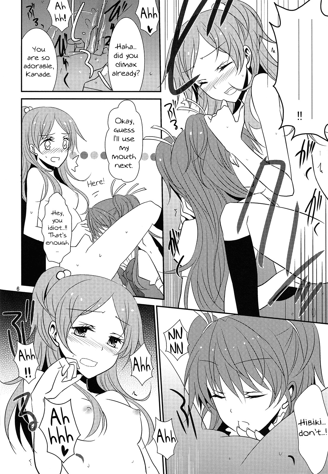 (C80) [434NotFound (isya)] 2 Become 1 (Suite PreCure) [English] [Yuri-ism] page 7 full