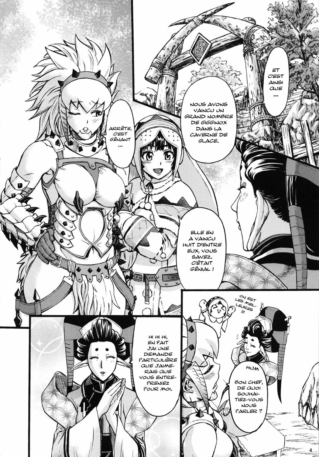 (C80) [Aodouhu (Neromashin)] Hunter farm (Monster Hunter) [French] {Jiaker} page 5 full