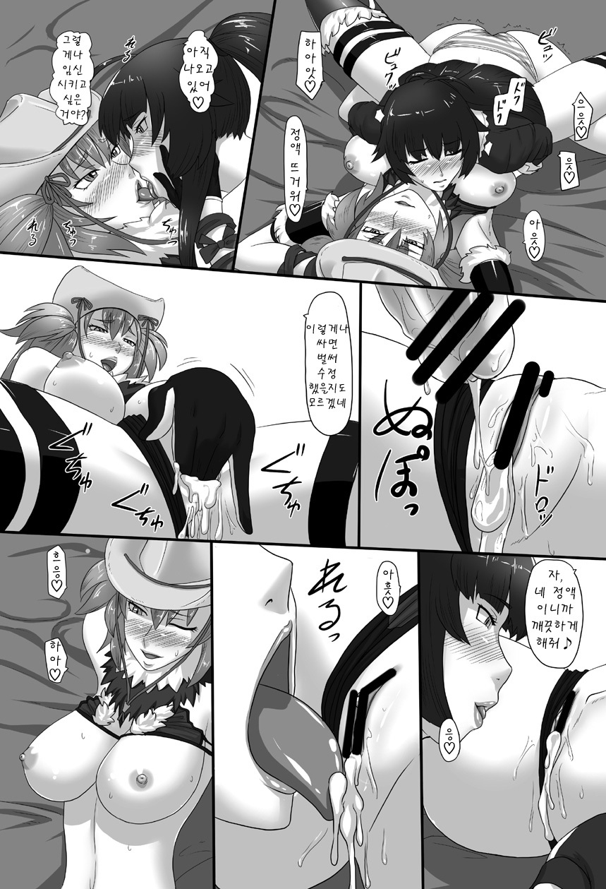 [Oneekyou (ML)] Renzetsu no Shimai (The OneeChanbara) [Korean] [Team Arcana] [Digital] page 14 full