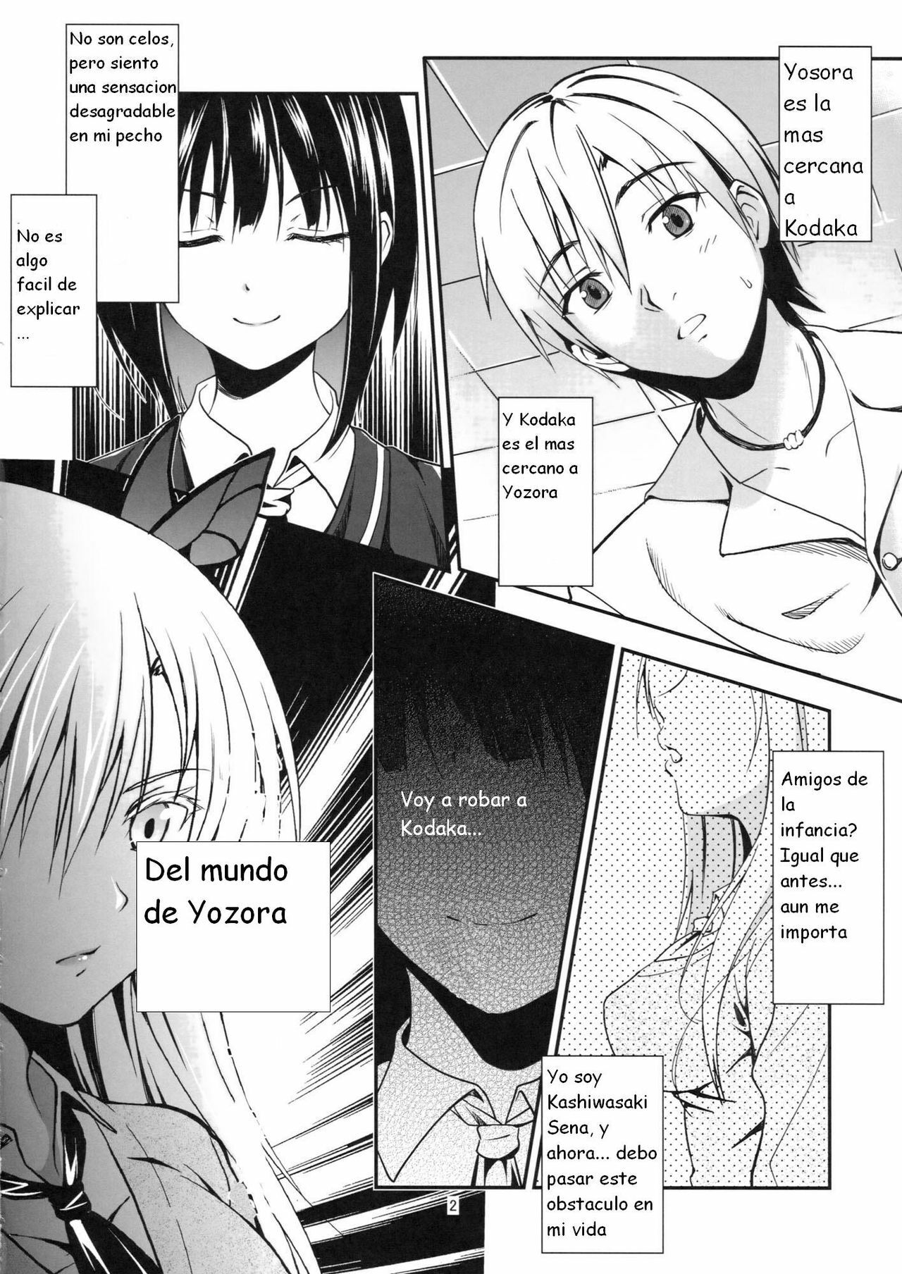 (CT19) [Kaigansen (Sakagami Umi)] Butterflies (Boku wa Tomodachi ga Sukunai) [Spanish] [Kurotao] page 4 full