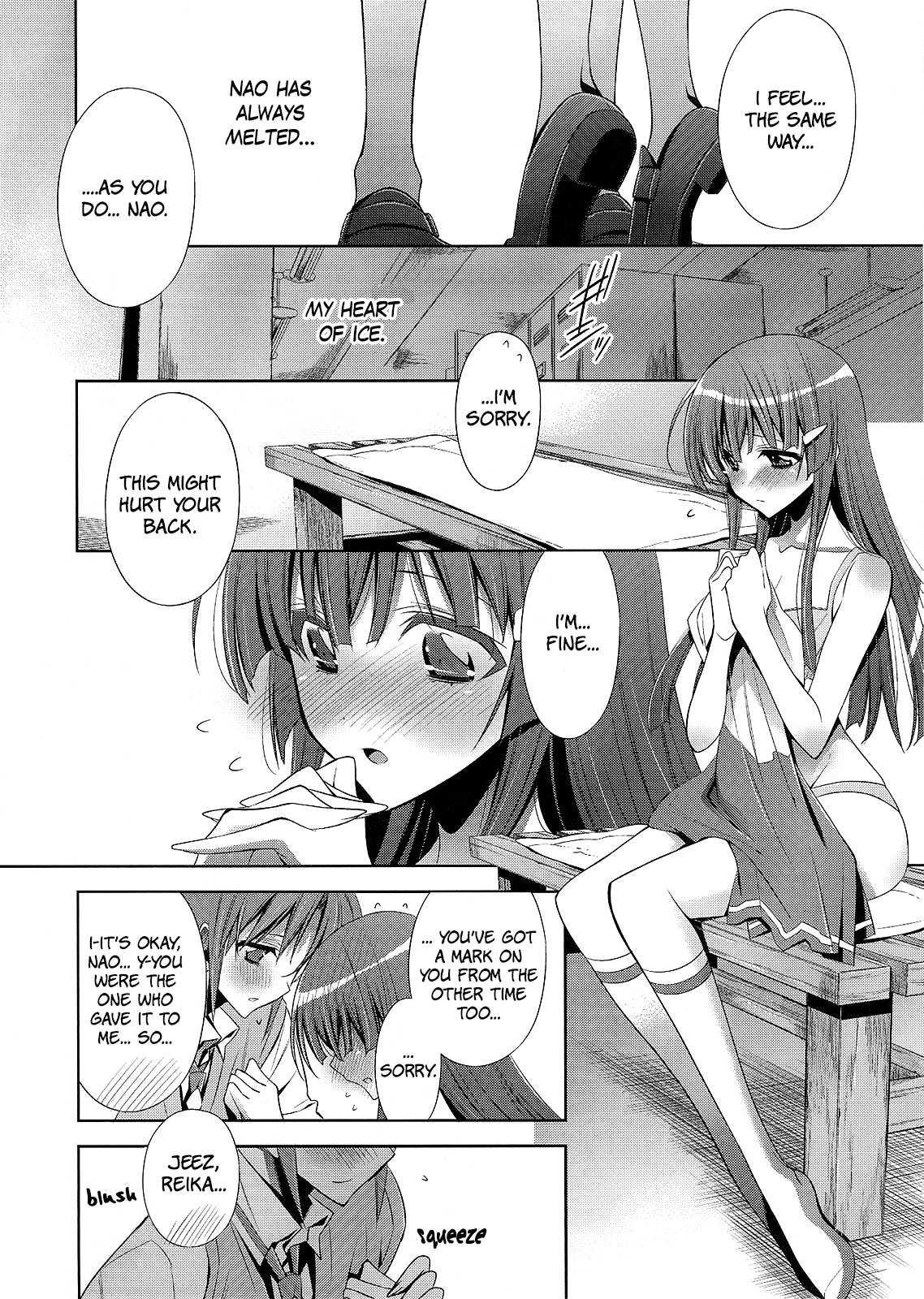 (Nao wa Mukashi kara Kawaii no yo ne Daisuki) [Waterfall (Takano Saku)] Suki na Hito. - LOVERs | The One I Love (Smile Precure!) [English] [Yuri-ism] page 13 full