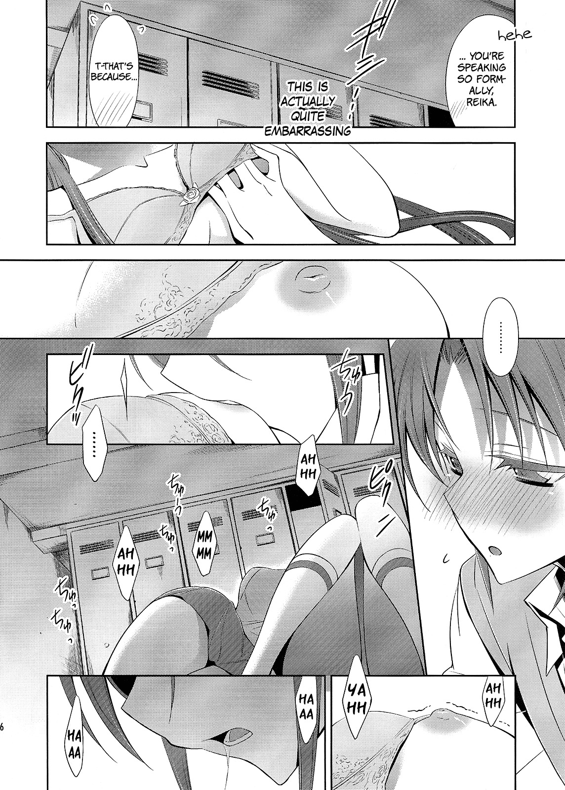 (Nao wa Mukashi kara Kawaii no yo ne Daisuki) [Waterfall (Takano Saku)] Suki na Hito. - LOVERs | The One I Love (Smile Precure!) [English] [Yuri-ism] page 15 full