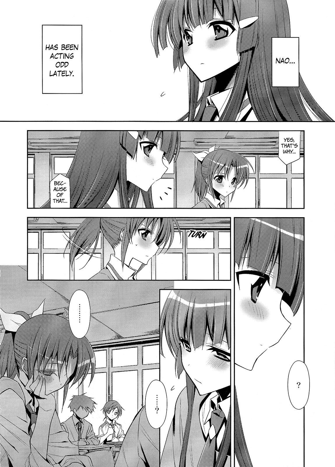 (Nao wa Mukashi kara Kawaii no yo ne Daisuki) [Waterfall (Takano Saku)] Suki na Hito. - LOVERs | The One I Love (Smile Precure!) [English] [Yuri-ism] page 5 full