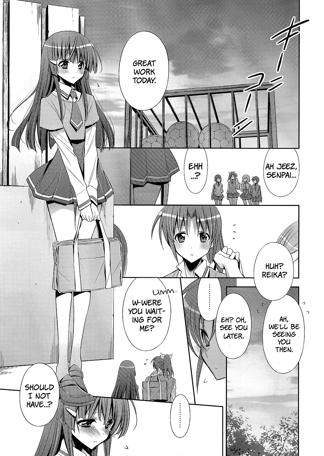 (Nao wa Mukashi kara Kawaii no yo ne Daisuki) [Waterfall (Takano Saku)] Suki na Hito. - LOVERs | The One I Love (Smile Precure!) [English] [Yuri-ism] page 6 full