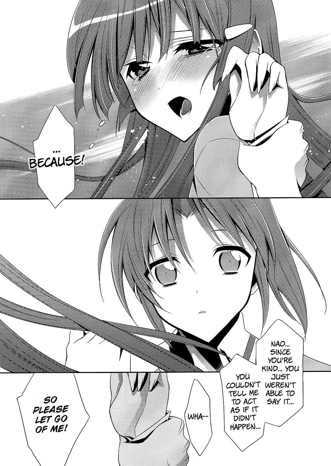 (Nao wa Mukashi kara Kawaii no yo ne Daisuki) [Waterfall (Takano Saku)] Suki na Hito. - LOVERs | The One I Love (Smile Precure!) [English] [Yuri-ism] page 9 full