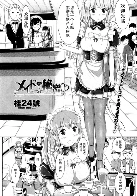 [Katsura 24 Gou] Maid no Himitsu (COMIC Penguin Club Sanzokuban 2012-02) [Chinese] [黑条汉化]