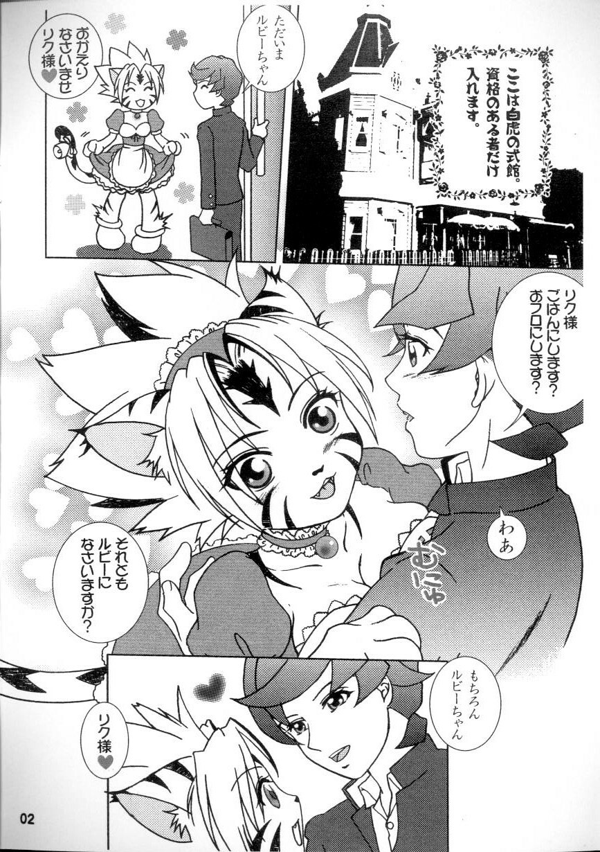 (C73) [BIOLOGIST (Fubuki Yuki)] Byakko Kissa e Youkoso! (Onmyou Taisenki) page 2 full