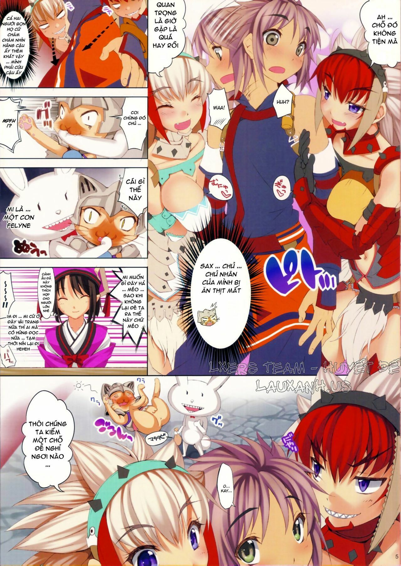 (SC52) [Clesta (Cle Masahiro)] CL-orz 15 (Monster Hunter) [Vietnamese Tiếng Việt] [Team LXERS] [Decensored] page 6 full