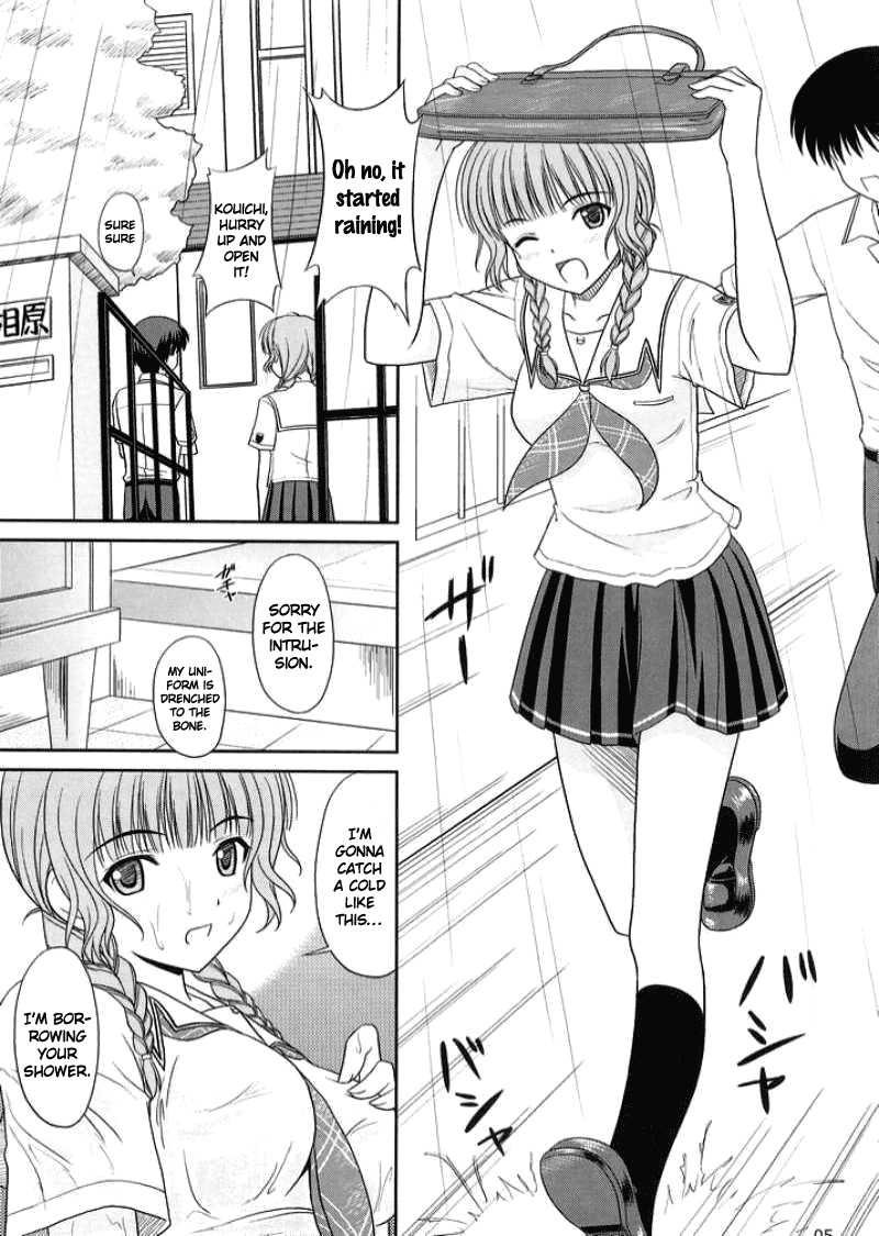 (C71) [CROSS-DO (Masakichi)] Kimi to Y-shirt to Watashi (KiMiKiSS) [English] [life4Kaoru] page 4 full