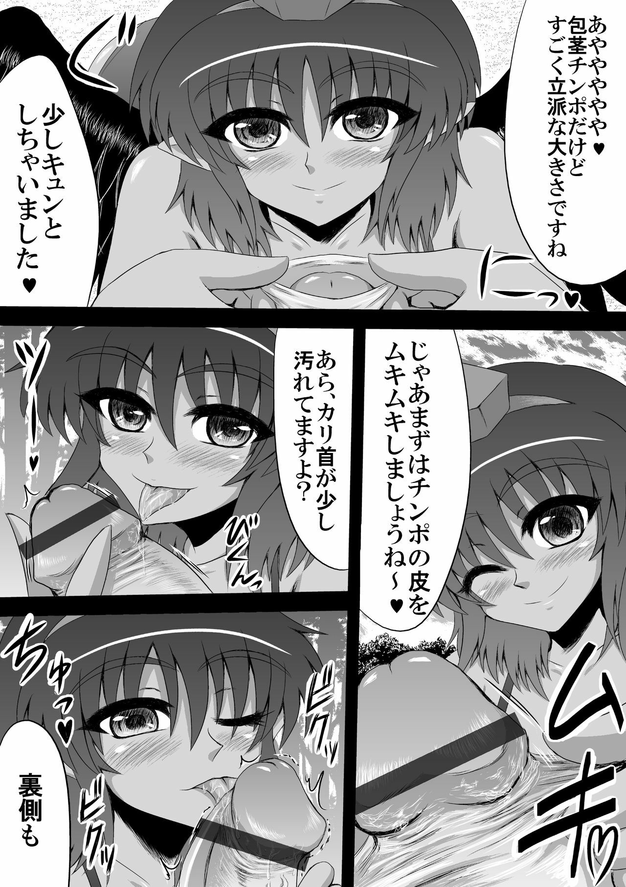 [Shirakawa Tomoaki] Aya-chan to Futari de Mujintou ni Kyouchaku shita Hanashi (Touhou Project) page 3 full