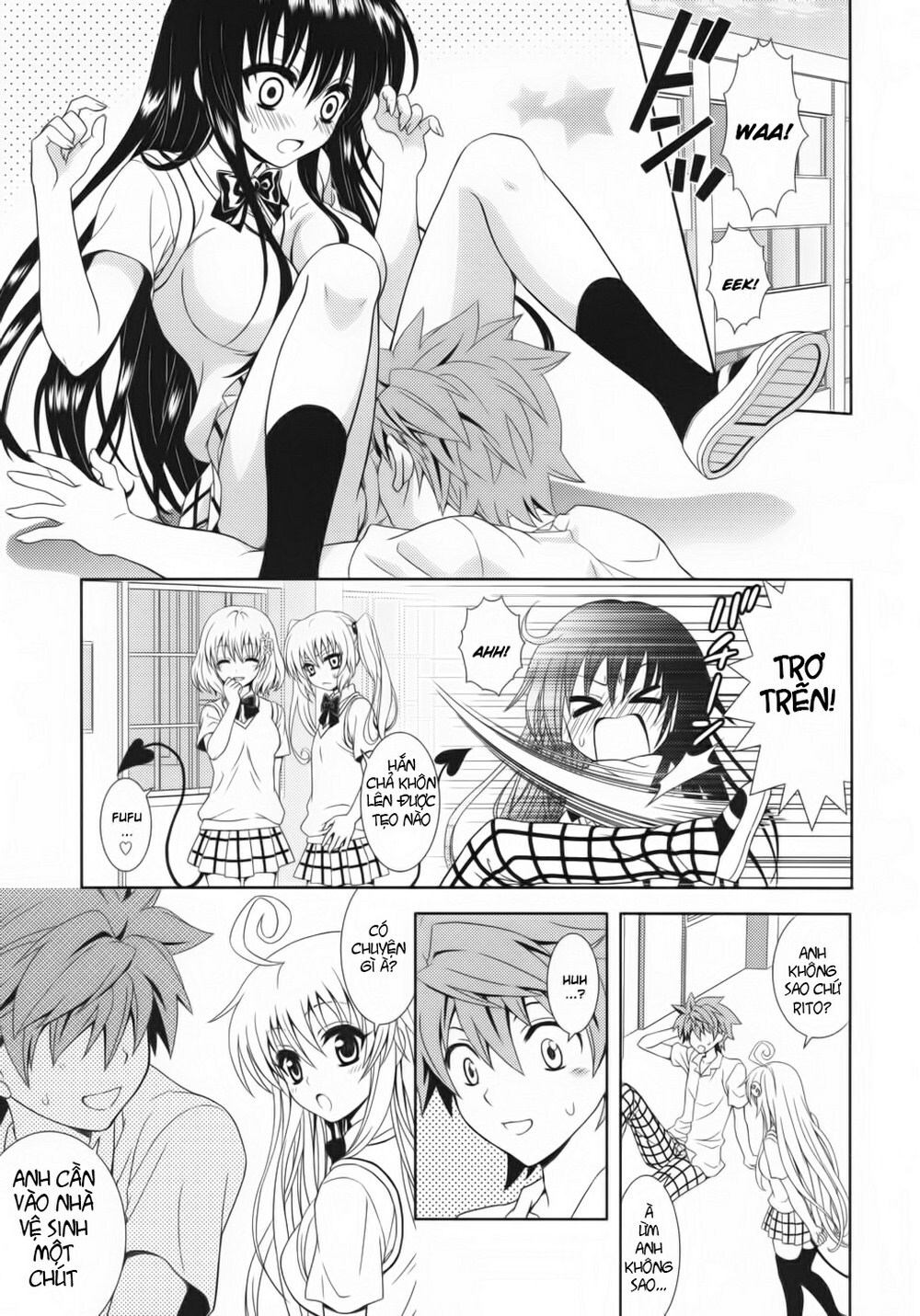 (C80) [ORENGE DICE (Fujino Mahiro)] IMPOSSIBLE! (To LOVE-Ru)[Vietnamese] page 33 full