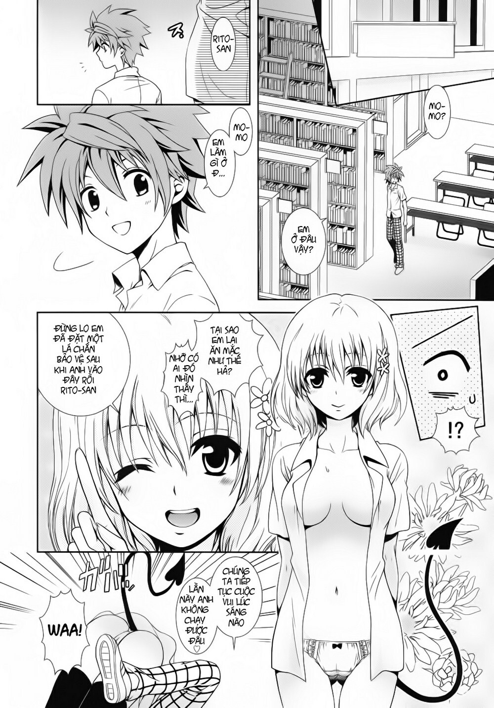 (C80) [ORENGE DICE (Fujino Mahiro)] IMPOSSIBLE! (To LOVE-Ru)[Vietnamese] page 8 full