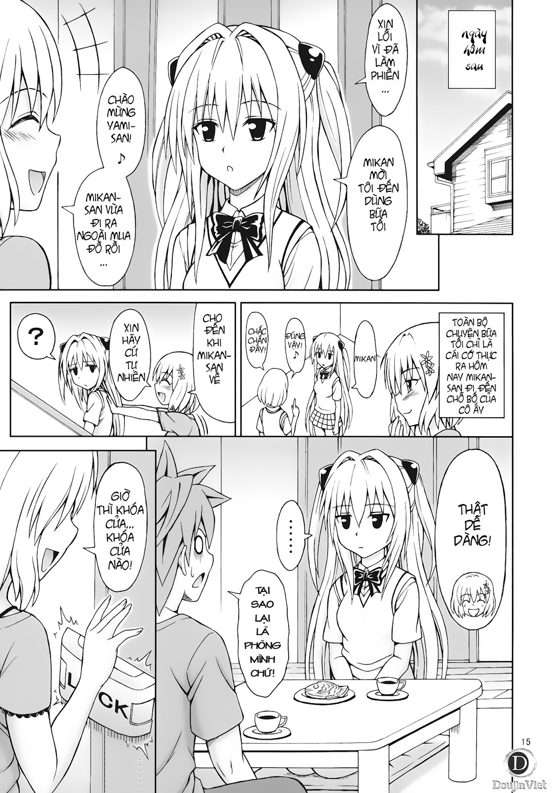 (COMIC1☆5) [Brain Dead (Eiji)] ToLOVEru TRIP! (To LOVE-Ru Darkness) [Vietnamese Tiếng Việt] [DoujinViet] page 15 full