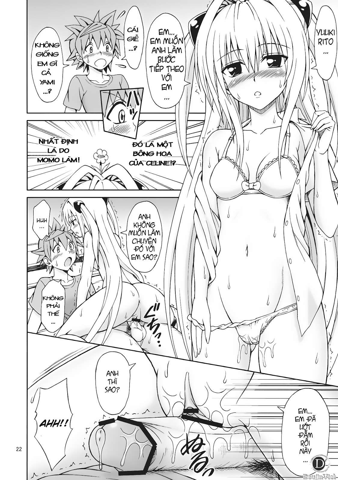 (COMIC1☆5) [Brain Dead (Eiji)] ToLOVEru TRIP! (To LOVE-Ru Darkness) [Vietnamese Tiếng Việt] [DoujinViet] page 22 full