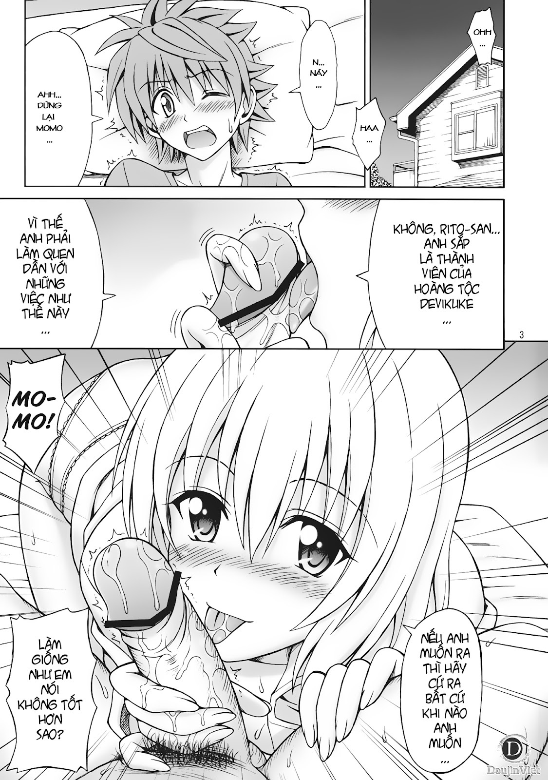 (COMIC1☆5) [Brain Dead (Eiji)] ToLOVEru TRIP! (To LOVE-Ru Darkness) [Vietnamese Tiếng Việt] [DoujinViet] page 3 full