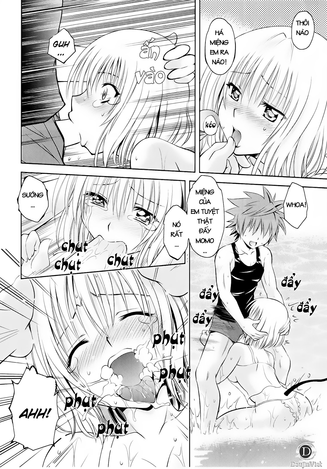 (COMIC1☆5) [Studio Wallaby (Nagisa Minami)] Troublekko ~Momo & Nana~ | To Love-Rukko ~Momo & Nana~ (To LOVE-Ru) [Vietnamese Tiếng Việt] [DoujinViet] page 11 full