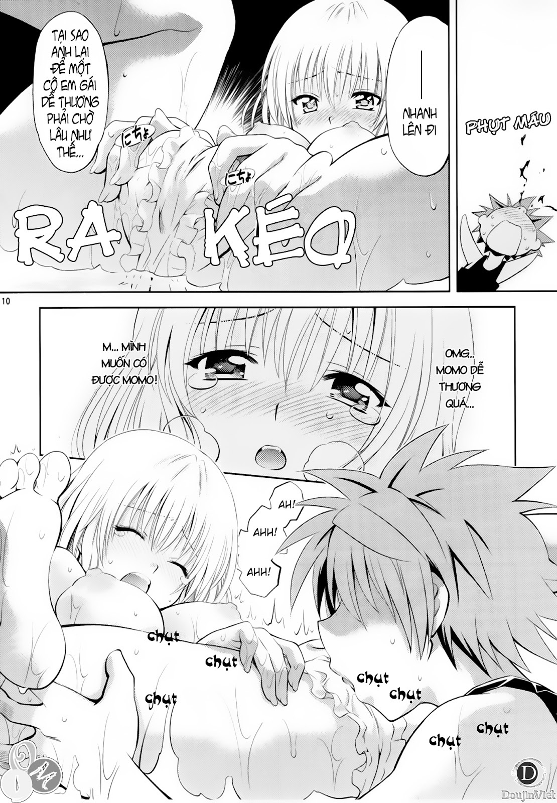 (COMIC1☆5) [Studio Wallaby (Nagisa Minami)] Troublekko ~Momo & Nana~ | To Love-Rukko ~Momo & Nana~ (To LOVE-Ru) [Vietnamese Tiếng Việt] [DoujinViet] page 9 full