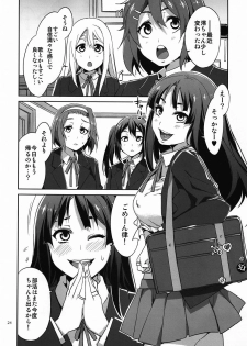 (C81) [Alice no Takarabako (Mizuryu Kei)] CHOROI-ONNA!! (K-ON!) - page 23