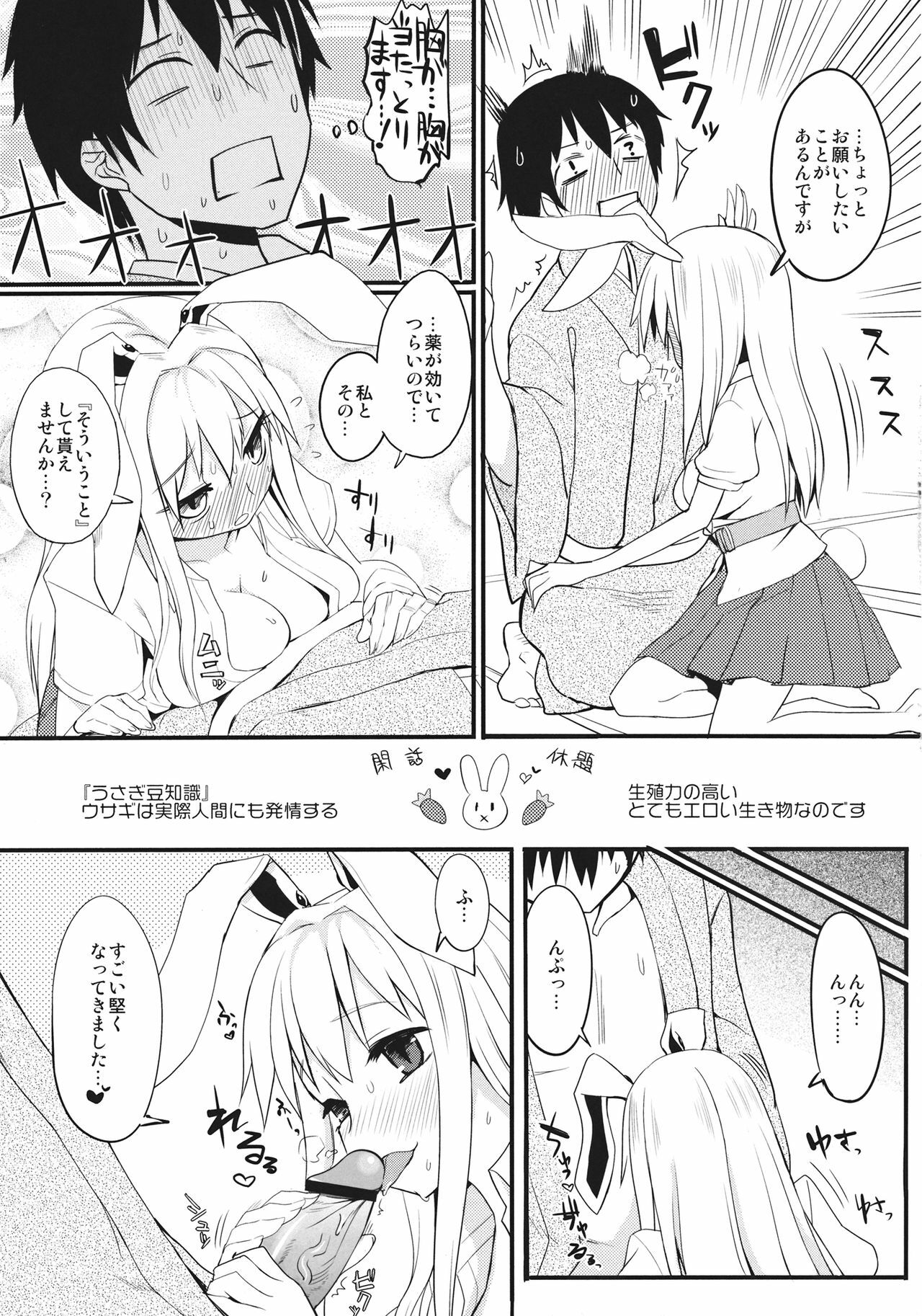 (C82) [Ryokucha Combo (Chameleon)] Usagi no Okusuriyasan (Touhou Project) page 9 full