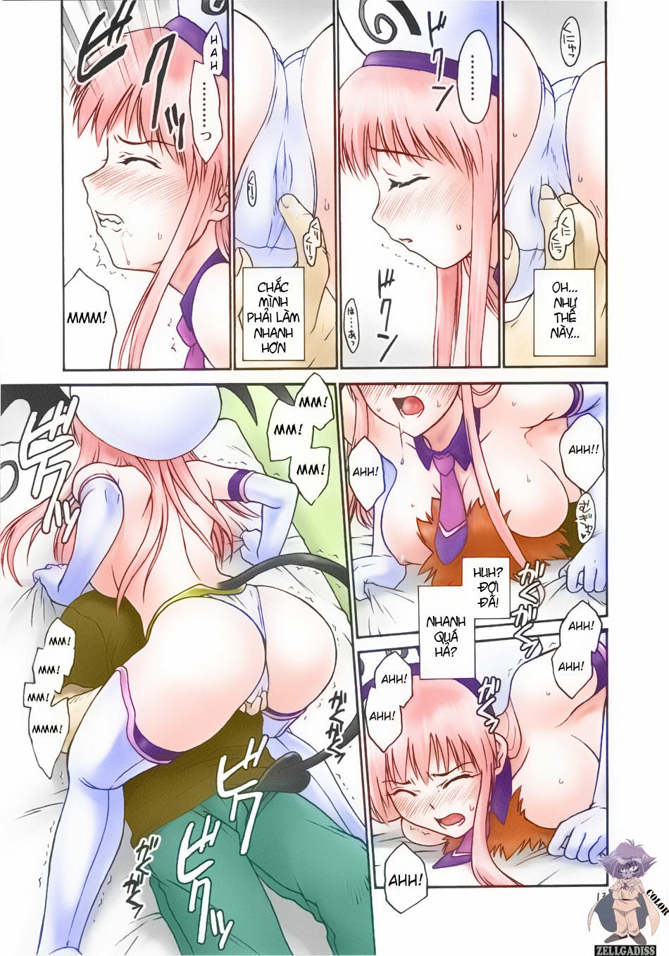 (C74) [Hellabunna (Iruma Kamiri)] TIGER DANCE & DRAGON (To Love-Ru) [Vietnamese Tiếng Việt] [Colorized] [Decensored] page 12 full