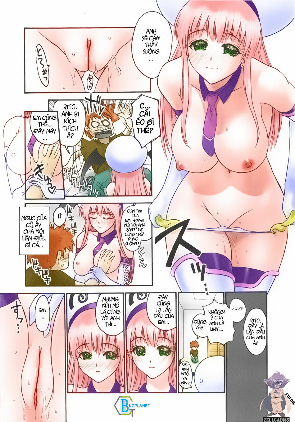 (C74) [Hellabunna (Iruma Kamiri)] TIGER DANCE & DRAGON (To Love-Ru) [Vietnamese Tiếng Việt] [Colorized] [Decensored] page 15 full