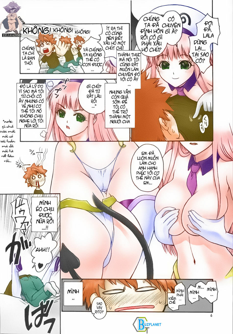 (C74) [Hellabunna (Iruma Kamiri)] TIGER DANCE & DRAGON (To Love-Ru) [Vietnamese Tiếng Việt] [Colorized] [Decensored] page 5 full