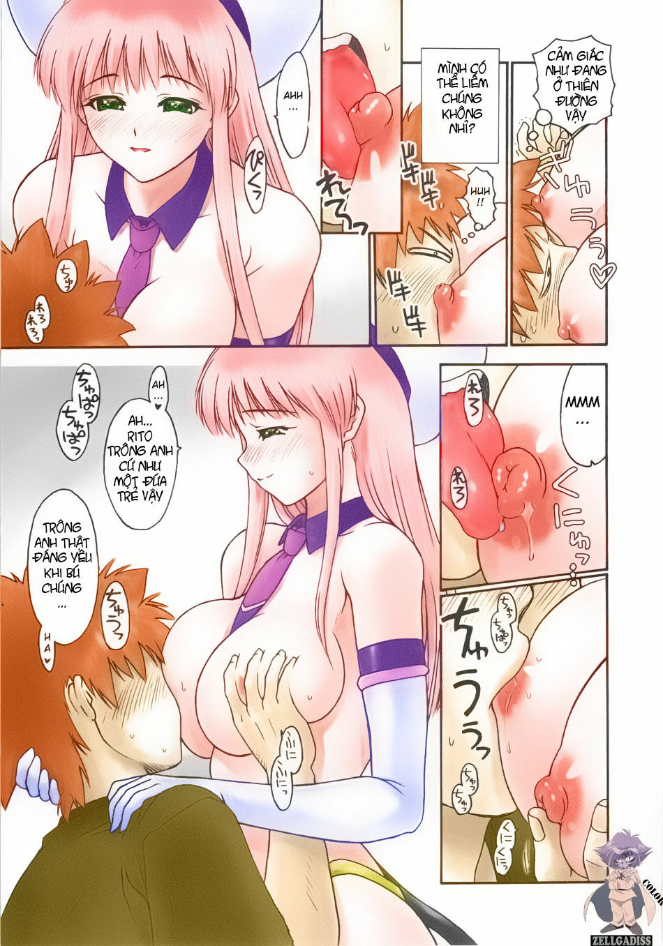 (C74) [Hellabunna (Iruma Kamiri)] TIGER DANCE & DRAGON (To Love-Ru) [Vietnamese Tiếng Việt] [Colorized] [Decensored] page 8 full