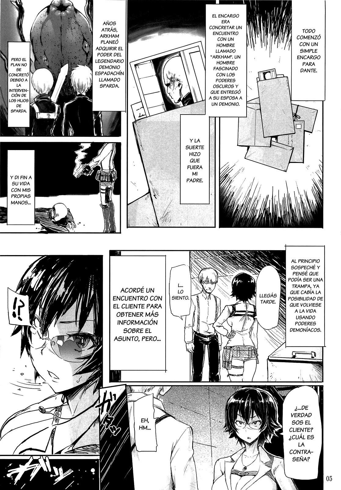 (C79) [DMMC (Meme 50)] Mission 1 (Devil May Cry 4) [Spanish] {El nido del Cóndor} page 5 full