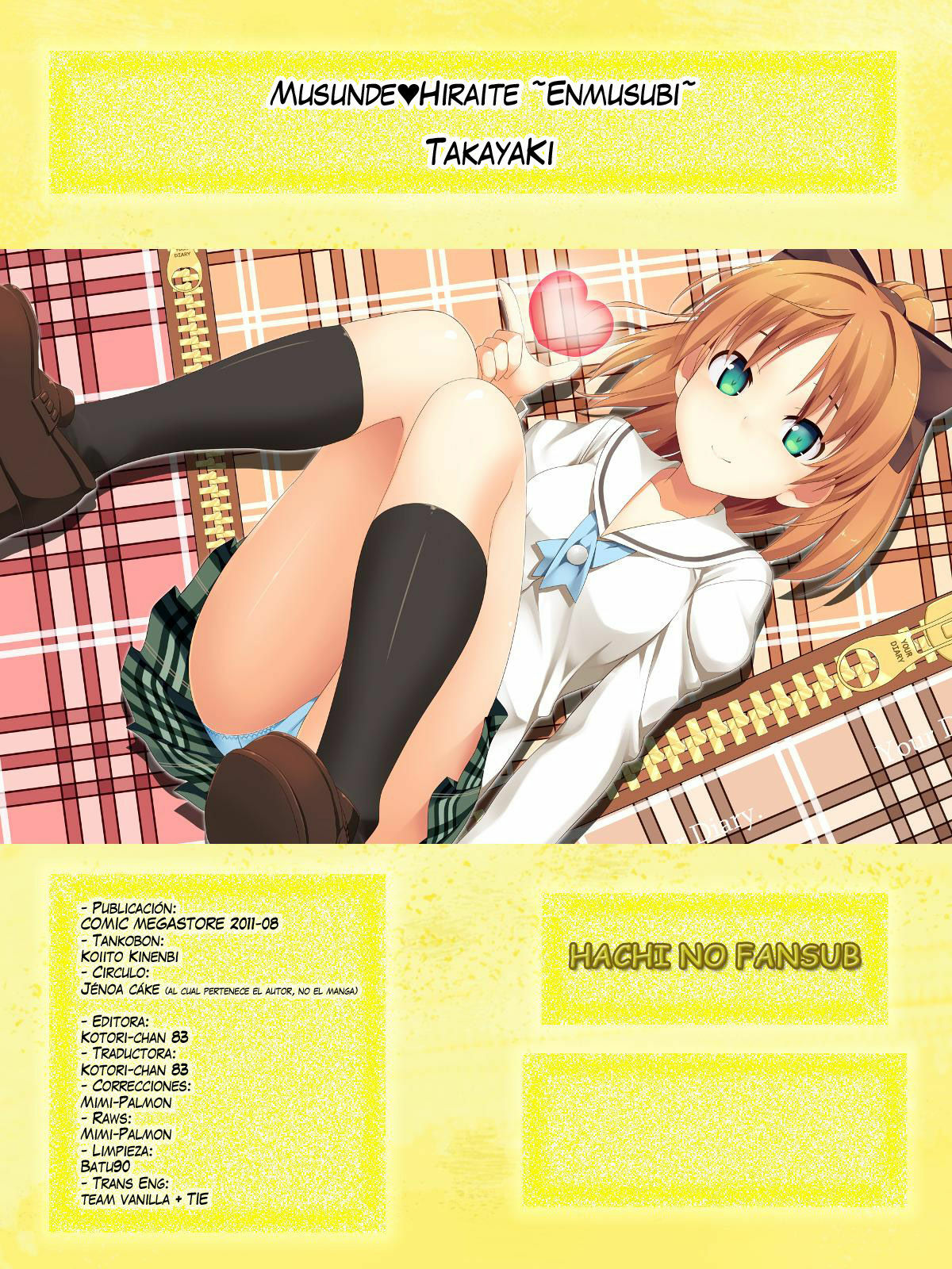 [TakayaKi] Musunde Hiraite ~Koketsubi~ (COMIC Megastore 2011-08) =HACHInF= (Spanish) page 28 full