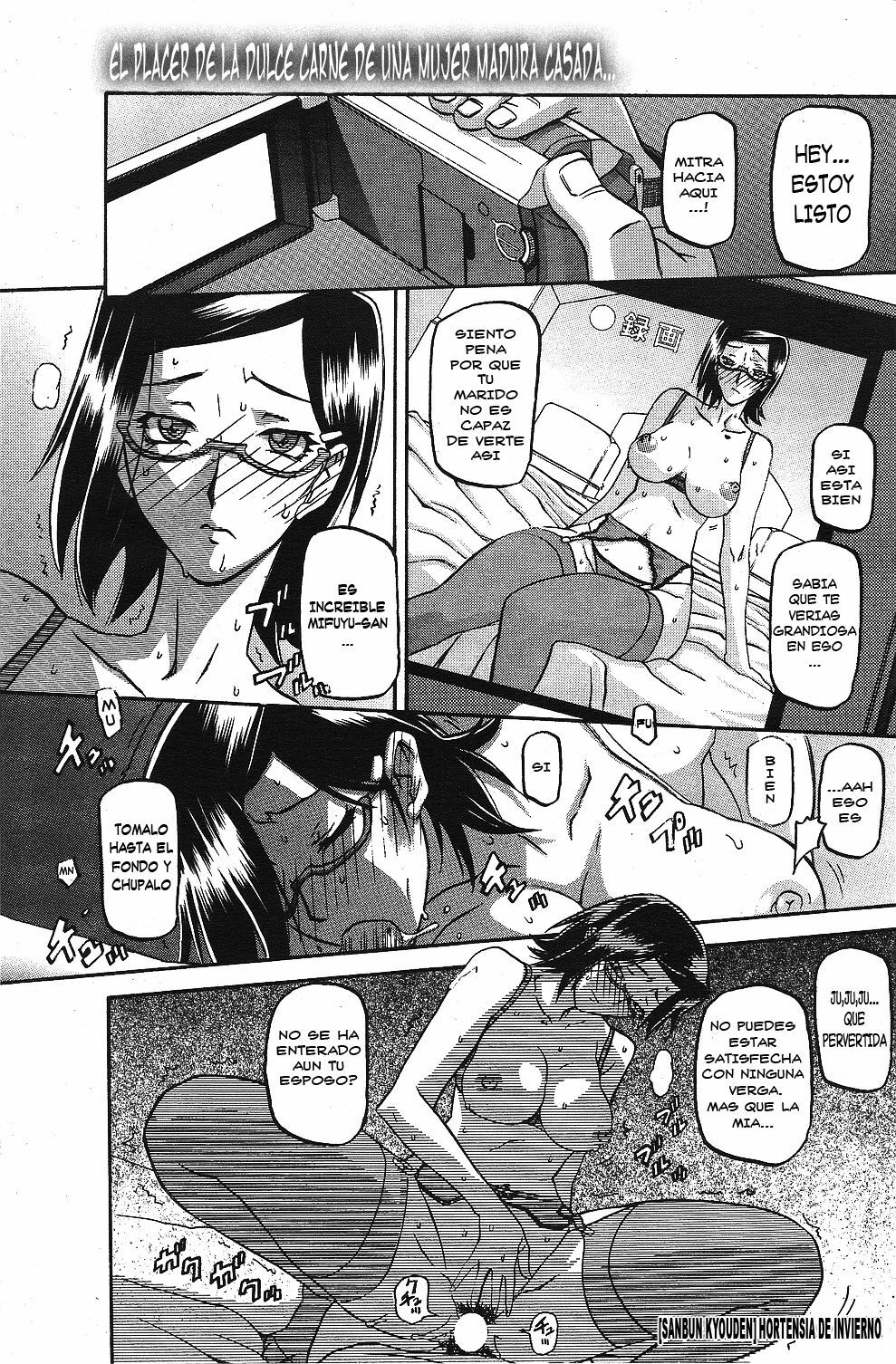 [Sanbun Kyoden] Fuyu no Ajisai | Hortensia de Invierno [Spanish] page 1 full