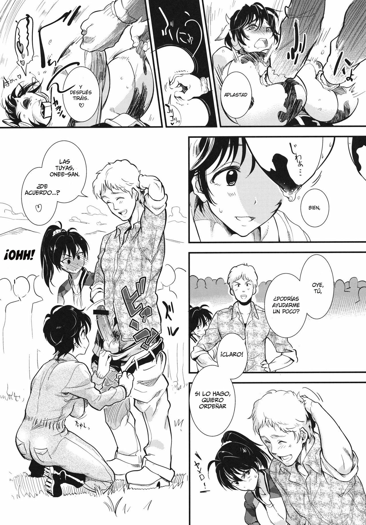 (SUPER21) [Werk (Andou Shuki)] Oikawa Bokujou no Chichi Shibori Taiken Tour (THE IDOLM@STER CINDERELLA GIRLS) [Spanish] =P666HF= page 7 full