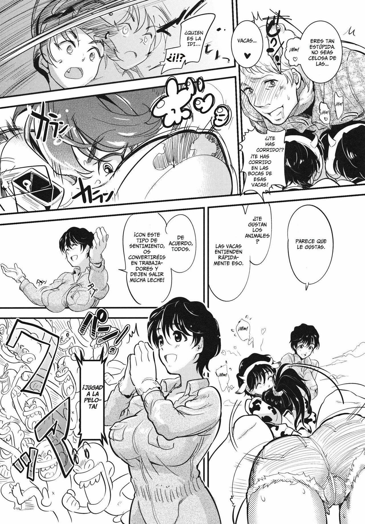 (SUPER21) [Werk (Andou Shuki)] Oikawa Bokujou no Chichi Shibori Taiken Tour (THE IDOLM@STER CINDERELLA GIRLS) [Spanish] =P666HF= page 9 full