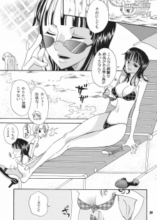 (C68) [Kurione-sha (YU-RI)] Kaizoku Musume. DX (One Piece) - page 38