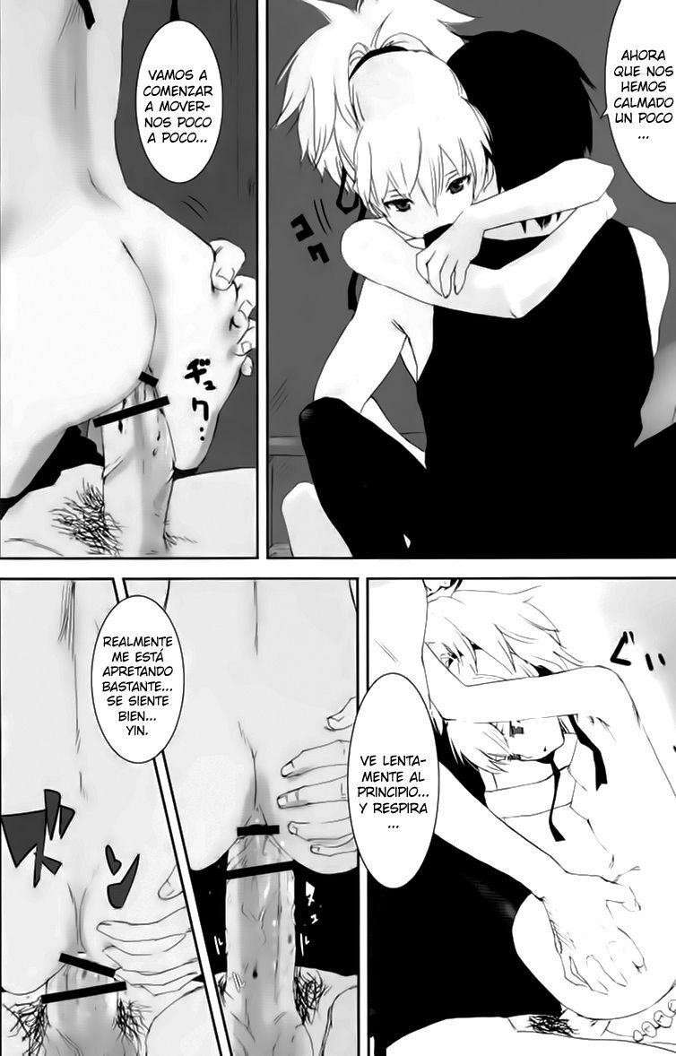 (C77) [Ajisaidenden (Kawakami Rokkaku, Takanashi Rei)] NOCTURNE -FOR TWO LOVERS- (Darker than Black: The Black Contractor) [Spanish] [H-Elite no Fansub] page 27 full