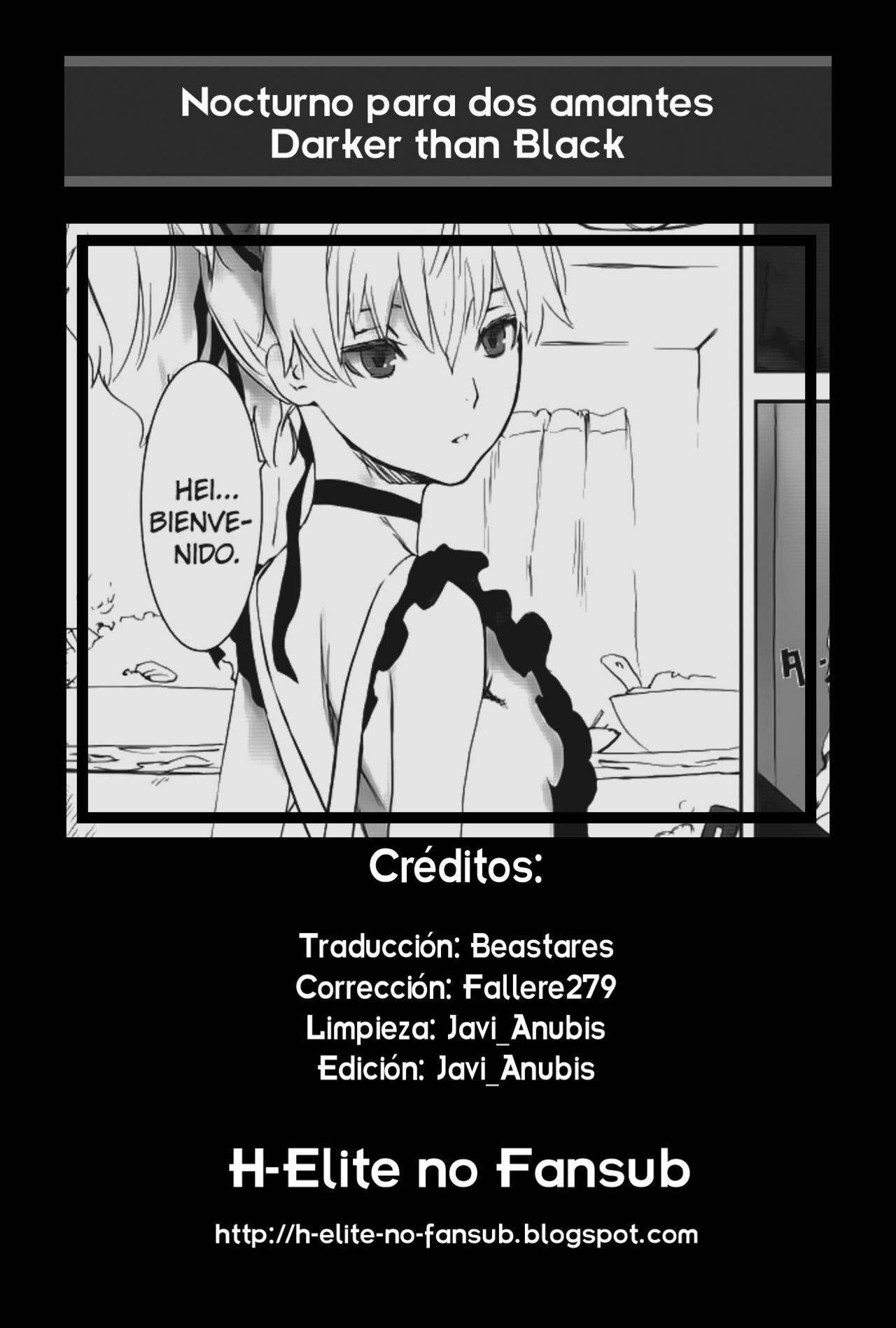 (C77) [Ajisaidenden (Kawakami Rokkaku, Takanashi Rei)] NOCTURNE -FOR TWO LOVERS- (Darker than Black: The Black Contractor) [Spanish] [H-Elite no Fansub] page 35 full