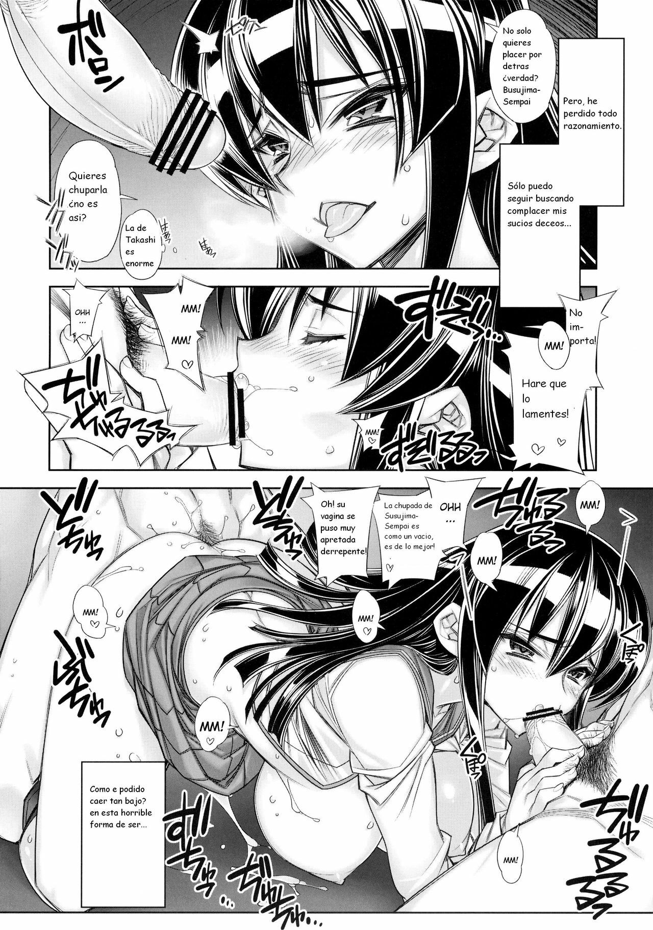 (C79) [Kashiwa-ya (Hiyo Hiyo)] SWAPPING OF THE DEAD 1/3 (Gakuen Mokushiroku Highschool of The Dead) [Spanish] [Kurotao] page 11 full